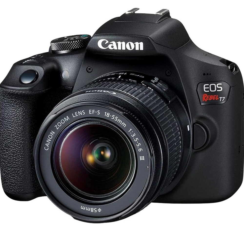 Canon Black Digital Camera EOS Rebel T7